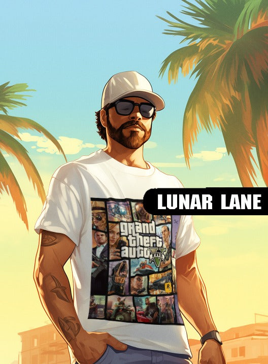 Gta V Cover T-Shirt